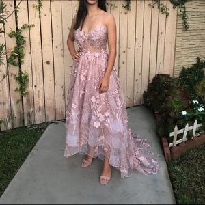 Nicole Bakti Lace Gown